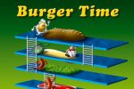 Illustrazione digitale videogioco Burger Time