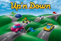 Illustrazione digitale videogioco Up’n Down
