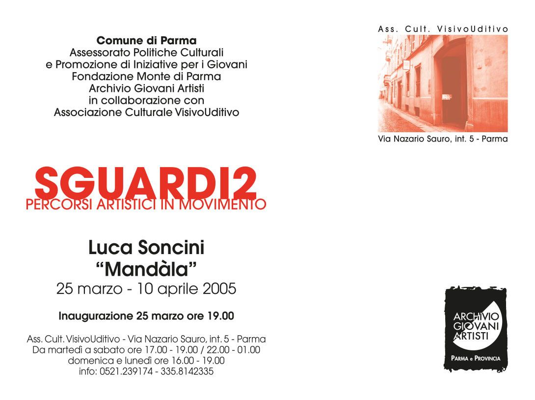 Retro cartolina Mandàla di Luca Soncini