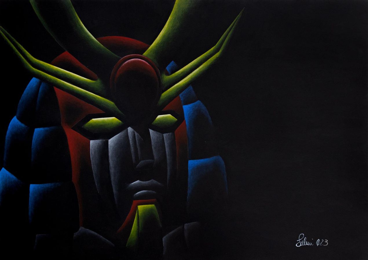 Daitarn 3 - Painting by Oscar Salerni