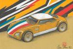 Hot Wheels Avant Garde drawing by Oscar Salerni