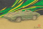 Hot Wheels Corvette Sting Ray C2 disegno di Oscar Salerni