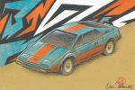 Hot Wheels Lotus Esprit S1 drawing by Oscar Salerni