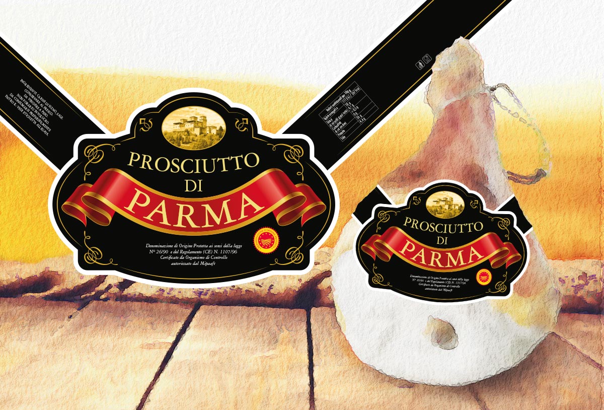 Fascetta Prosciutto di Parma Etichetta Nera
